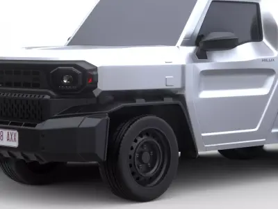 Toyota Hilux Champ 2024 no Interior  3D model