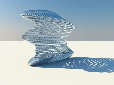 Modern Sculpture 3D model