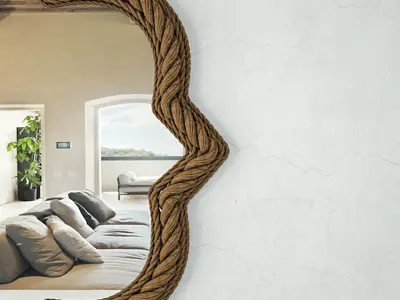 Quatrefoil Rope Wall Mirror by Two s Company 3D model