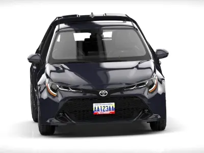 TOYOTA COROLLA GR 2024 4DOORS  3D model