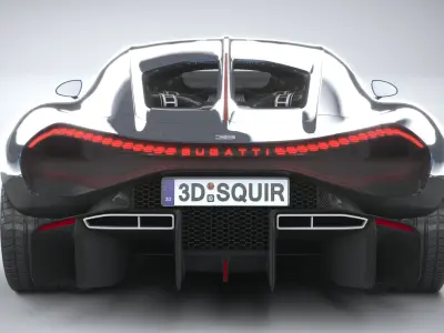 Bugatti Tourbillon 2026 LowPoly 3D model