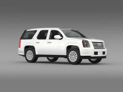 GMC Yukon Hybrid 2008 3D model