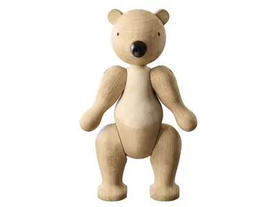 Bear figurine Kay Bojesen PBR 3D model