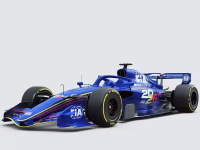 F1 2026 Concept PBR 3D model