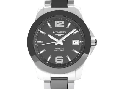 Watch Longines Conquest2 chronograph 3D model