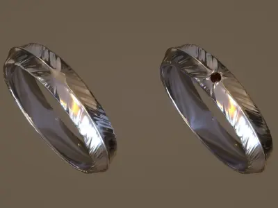 Silver Ring 3D model buy