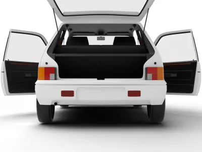 Peugeot 205 Rallye 1 3 1991 HQ 3d model 3D model