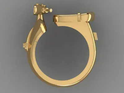 motorcycles rings 3D print model