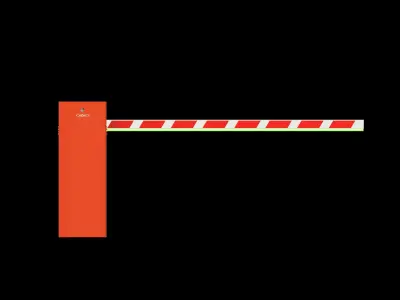 Road Barrier 3D model by sahirjutt20