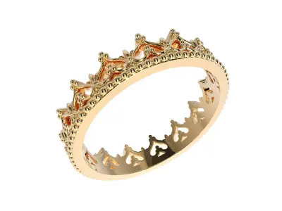 Crown ring  3D print model