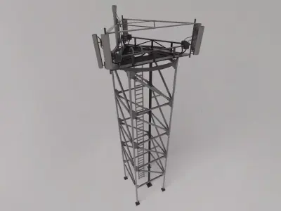 Radio Tower 3D model