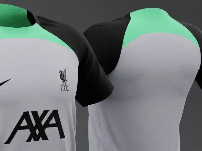 Liverpool 2023 2024 Training Jersey 3D model