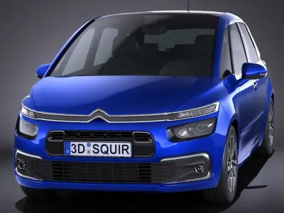 Citroen C4 Picasso 2017 3D model
