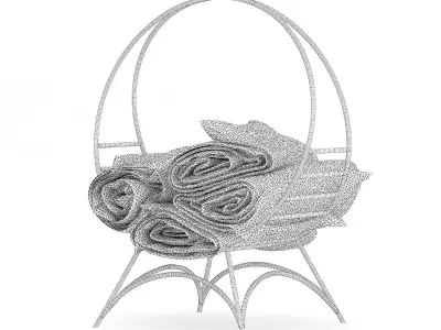 Blanket Stand 3D model