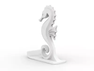 Seahorse Statue 3D Printable 3D print model