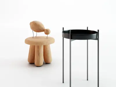Tiny Tables Set  3D model