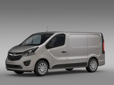 Opel Vivaro Van 2017 3D model