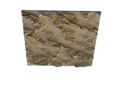 mural decor set wall panel 29  3D model