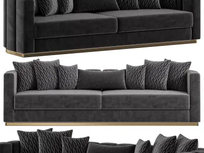  Tesla  Sofa By Evgor Luxury 3D model
