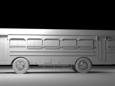 lanka ashok leyland bus 3D model