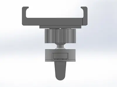 Car smartphone support 3D print model