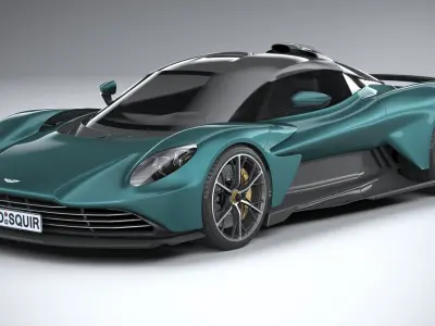 Aston Martin Valhalla 2022 3D model