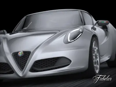 Alfa Romeo 4C 3D model