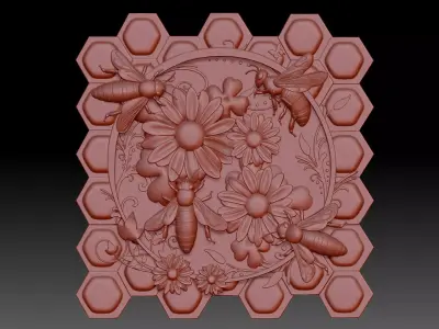 Honeycomb 3D print model