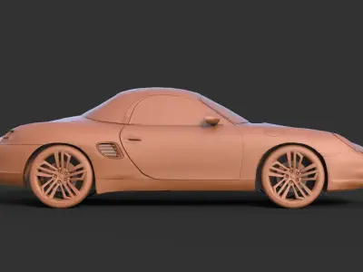 Porsche Boxster S 986 3D print model