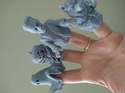 Finger Puppets Collection - Halloween Pack 1 3D print model