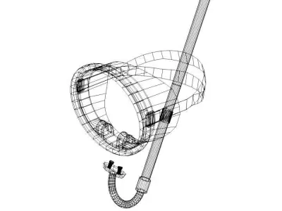 Scuba Diver Mask Type 2 3D model