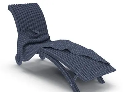 Beach Chair 3D model