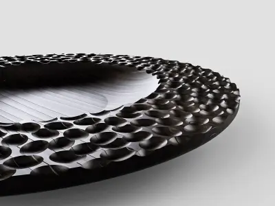 Unique Plate Design   Custom model for CNC 3D Print 3D print model