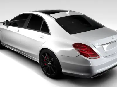 Mercedes Benz S 63 AMG W222 2016 3D model