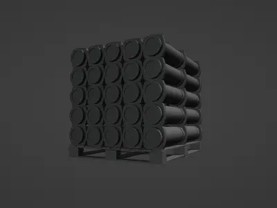 IDF 120mm Shells rack 3D print model