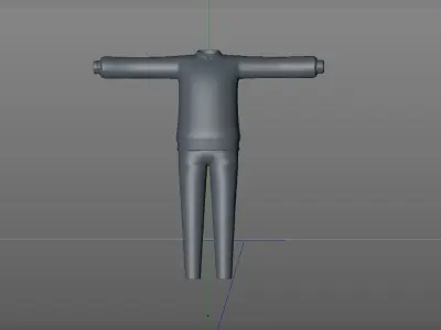 Sportswear Cartoon Clothing Apparel 3D model