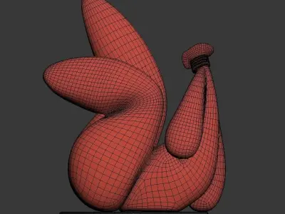 Sculpture Captive luxury 3D model