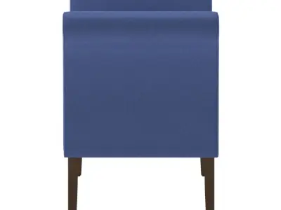Cava Chair Upholstered Bench  3D model