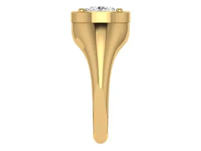 bezel pear shape signet style  3D print model