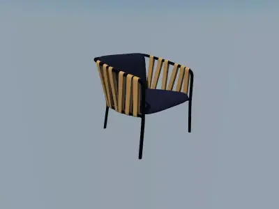 cadeira arm chair 3D model