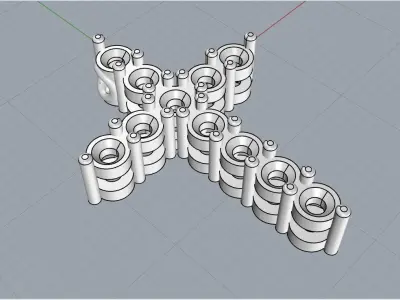 Graff Cross Pendant 3D print model