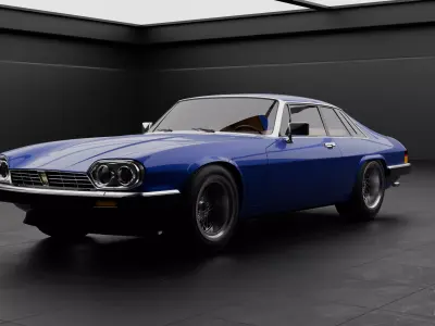 1996 jaguar xjs v12  3D model