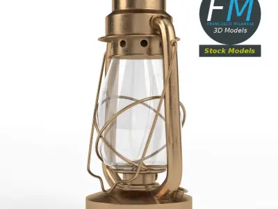 Kerosene lamp 3D model