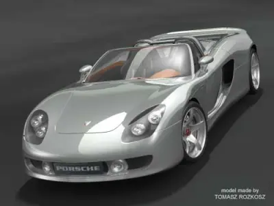 Porsche Carrera GT 2006 3D model