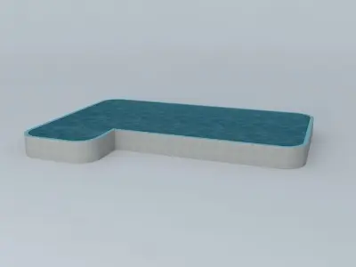 Pool Overflow Free 3D model