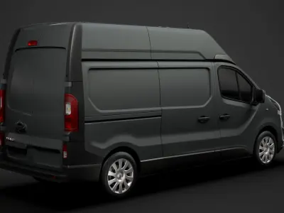 Vauxhall Vivaro Van L2H2 2018 3D model