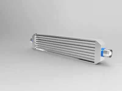 Intercooler Low-poly 3D model