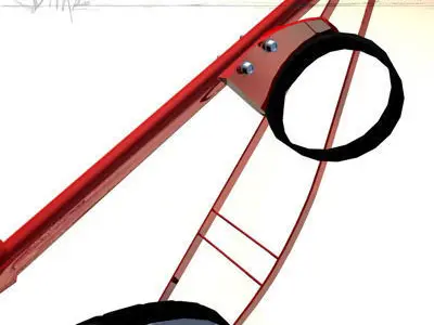 Racing sulky 3D model