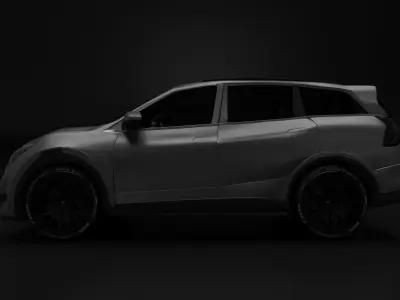 XUV700 Low-poly 3D model