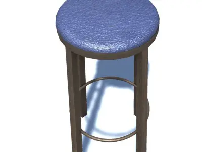 Bar stool 3 3D model